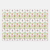 ホリデーラッピング紙シート ラッピングペーパーシート (正面3)