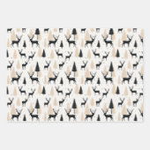 ホリデーラッピング紙シート ラッピングペーパーシート (正面3)