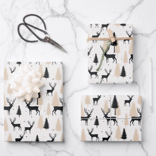 ホリデーラッピング紙シート ラッピングペーパーシート (正面)