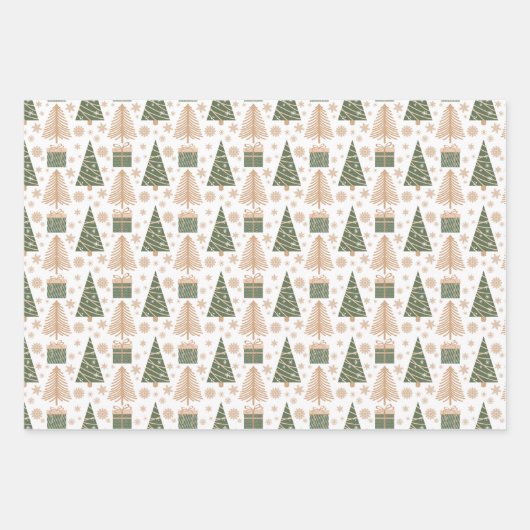 ホリデーラッピング紙シート ラッピングペーパーシート (正面)