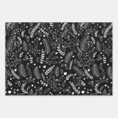 ホリデーラッピング紙セット3枚 ラッピングペーパーシート (正面2)