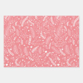 ホリデーラッピング紙セット3枚 ラッピングペーパーシート (正面3)