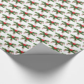 ホリデーラッピング紙 – ホリー ラッピングペーパー (角)