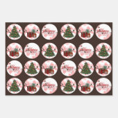 ホリデーラッピング紙 ラッピングペーパーシート (正面3)