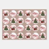 ホリデーラッピング紙 ラッピングペーパーシート (正面2)