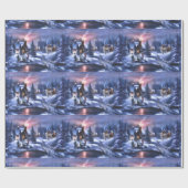 ホリデーラッピング紙 ラッピングペーパー (フラット)