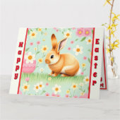 ホリデーラバモダンスイースターコレクション カード (黄色い花)