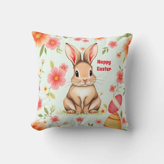 ホリデーラビットイースターコレクシモダンョン クッション (正面)