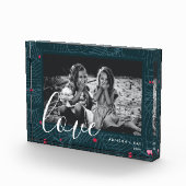 ホリデーラブエパーソナライズされたッブアンドベリー フォトブロック (右)