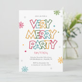 ホリデーラブメリー&ブライトクリスマスパーティー 招待状 (スタンド正面)