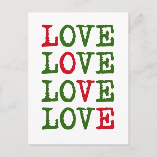 ホリデーラブ シーズンポストカード (正面)