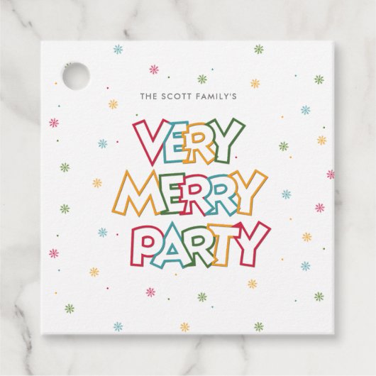 ホリデーラブ&ブメリーライトパーティー フェイバータグ (正面)