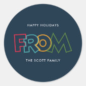 ホリデーラブ&ブメリーライト ラウンドシール (正面)