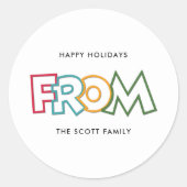 ホリデーラブ&ブメリーライト ラウンドシール (正面)