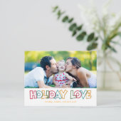 ホリデーラブ&ブライトメリークリスマスポストカード シーズンポストカード (スタンド正面)