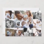 ホリデーラブ |複数モダンのグミニマルリッド写真 シーズンカード (正面)