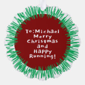 ホリデーランナーガイカード オーナメントカード (裏面)