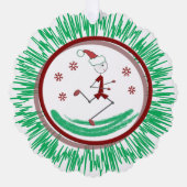 ホリデーランナーガイカード オーナメントカード (正面)