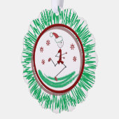 ホリデーランナーガイカード オーナメントカード (左)