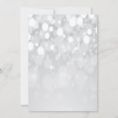 ホリデーリタイアメントパーティーポインセチア招待状 招待状 (裏面)