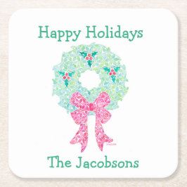 ホリデーリースコースターズ スクエアペーパーコースター