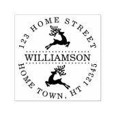 ホリデーリーピングトナディアサーキュラー差出人住所 セルフインキングスタンプ (デザイン)