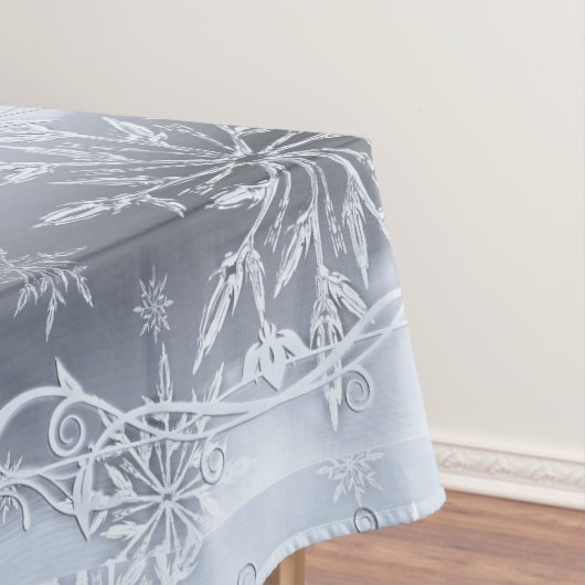 ホリデールクスクリスタルスノーフレーク テーブルクロス (インサイチュ)