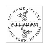 ホリデールドルフ循環差出人住所 セルフインキングスタンプ (デザイン)