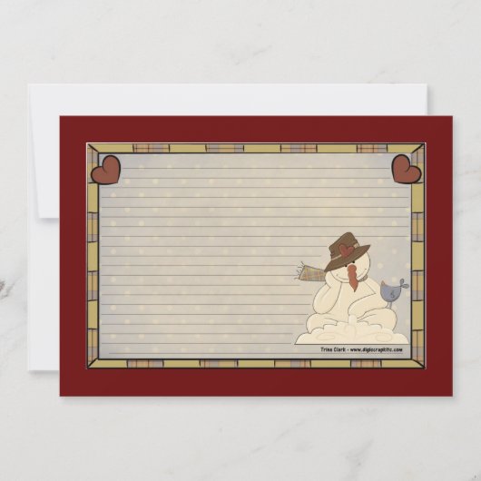 ホリデーレシピカード 招待状 (正面)