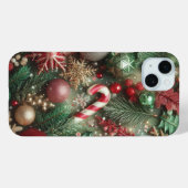 ホリデーレッドグリーン金ゴールドシルバーオーナメント Case-Mate iPhoneケース (裏面 (横))