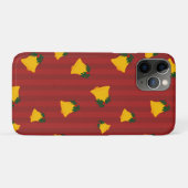 ホリデーレッドゴールドストライプベルクリスマス Case-Mate iPhoneケース (裏面(横))