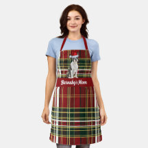 ホリデーレッドプレイドボストンテリアードドッグクリスマス