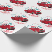 ホリデーレッドF100 ラッピングペーパー (角)