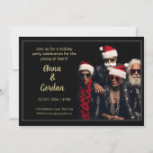 ホリデーロッカーズウィングアットハート招待状 サンキューカード (正面)