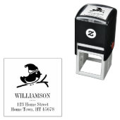 ホリデーロビンスクエア差出人住所 セルフインキングスタンプ (インサイチュ)