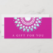 ホリデーロータスフローラスパギフト証明書 (正面)