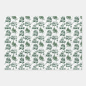 ホリデーロードトリップクリスマスラッピング | 3色 ラッピングペーパーシート (正面2)