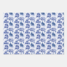 ホリデーロードトリップクリスマスラッピング | 3色 ラッピングペーパーシート