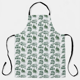 ホリデーロードトリップクリスマス抱き枕 |緑 エプロン