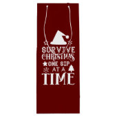 ホリデーワおもしろいイントート ワインギフトバッグ (裏面)