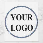 ホリデーワインラきらめくベルロゴの好意 ワインラベル (シングルラベル)