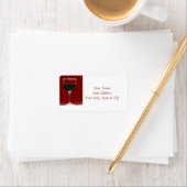 ホリデーワイン差出人住所ラベル ラベル (インサイチュ)