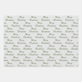 ホリデーワーズラッピング紙フラットシートセットof 3 ラッピングペーパーシート