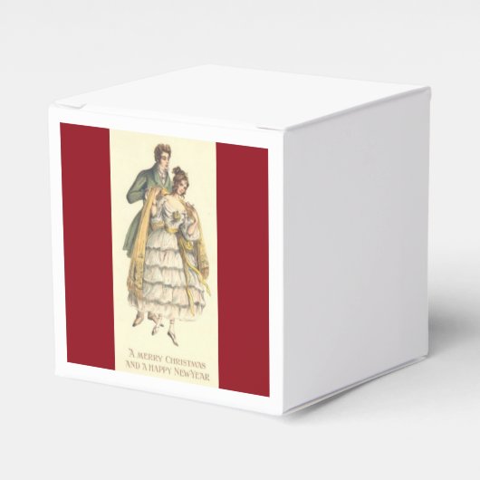 ホリデーヴィンテージクリスマスパーティーフェイスボックス フェイバーボックス (正面サイド)