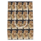 ホリデーヴィンテージビクトリアンクリスマス抱き枕 ミディアムペーパーバッグ (裏面)