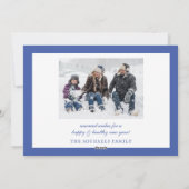 ホリデー写真 | ピッツバーグからクリスマスを祝って シーズンカード (裏面)