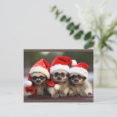 ホリデー動物ポストカード シーズンポストカード (スタンド正面)