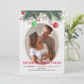 ホリデー妊娠写真発表カード シーズンカード (スタンド正面)