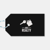 ホリデー実在エテートチームブラック ギフトタグ (裏面横)