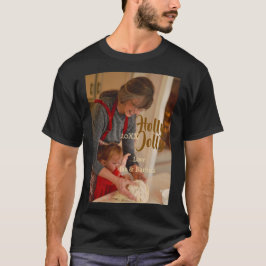 ホリデー家族写真 ベージュ 年名 Tシャツ